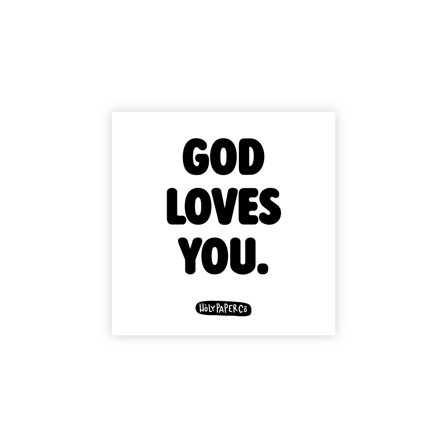 God Loves You Sticky Note Tracts