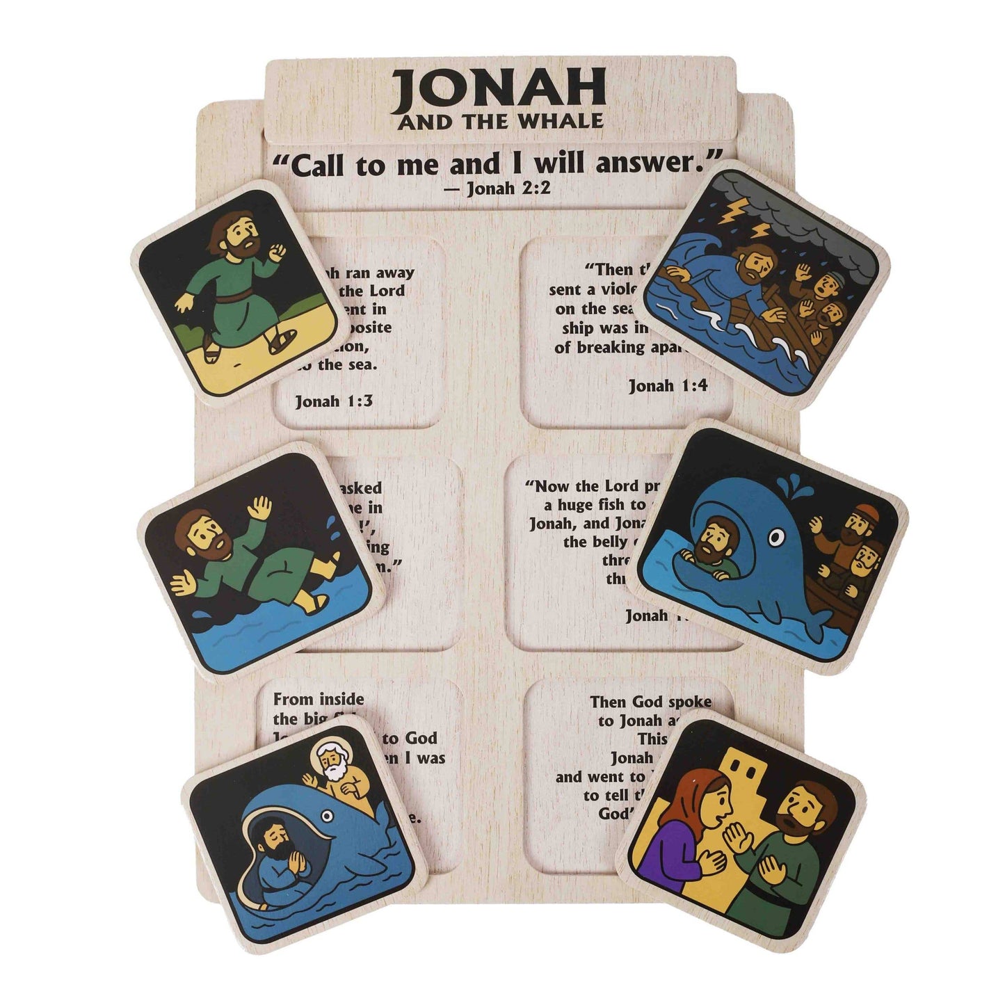 Wooden Puzzle - Jonah and the Whale