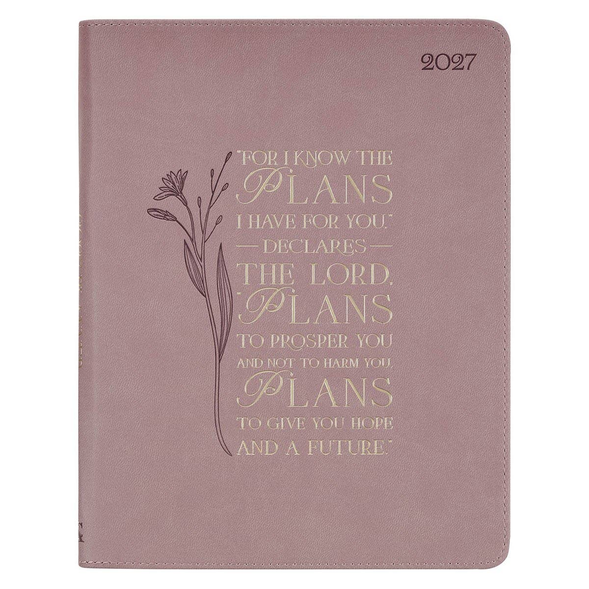 2027 18-Month Planner I Know The Plans I Have Jer. 29:11