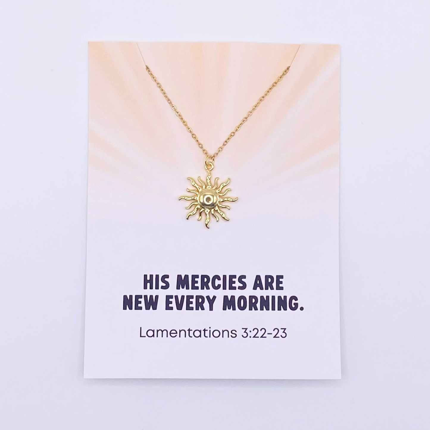 New Mercies Charm Necklace