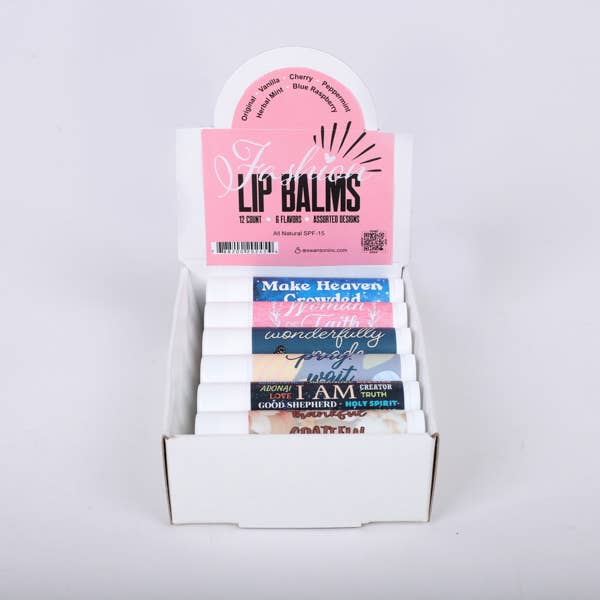 Lip Balm Display 2 Ea Of 6 Assortment 12