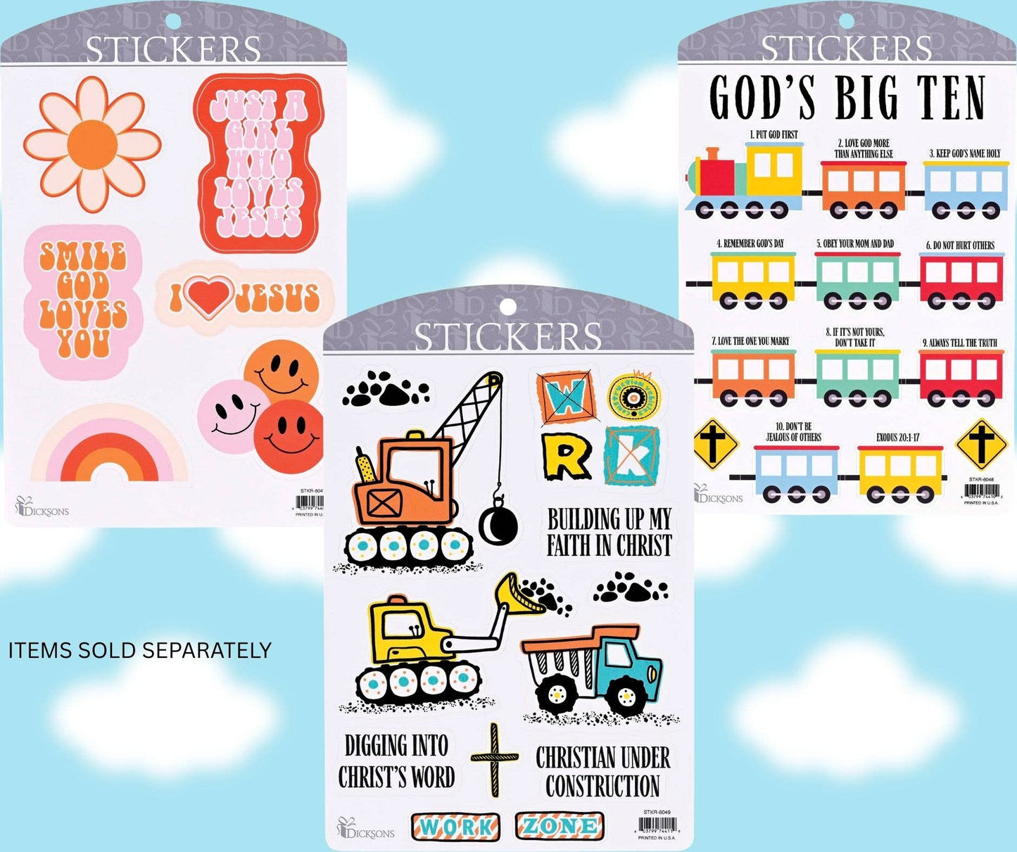 Sticker Kids Gods Big Ten Collection