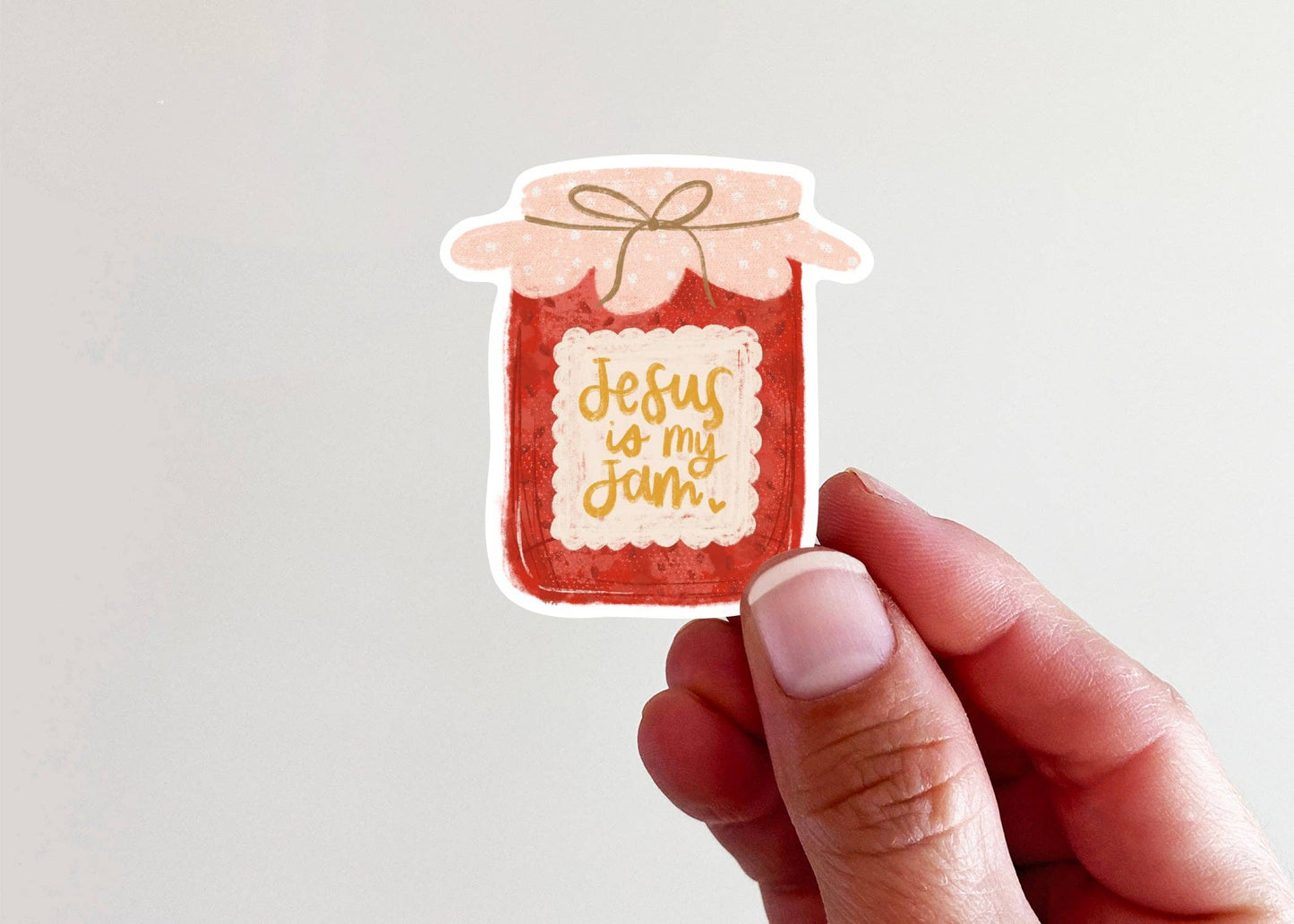 Jesus is My Jam Vinyl Sticker