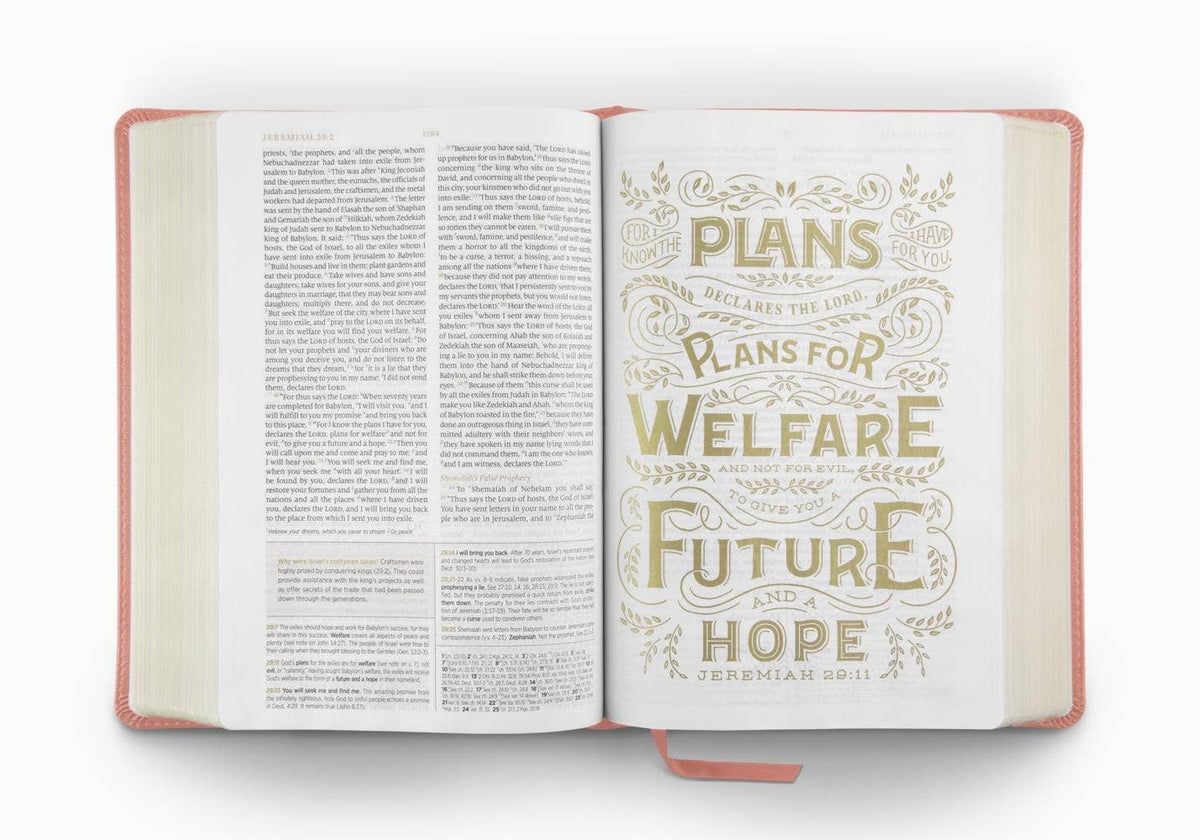 ESV Women's Study Bible: TruTone®, Blush Rose, Floral Bloom