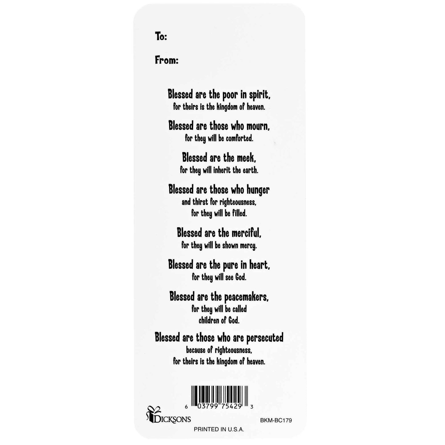 Bookcard The Beatitudes Outline Matthew