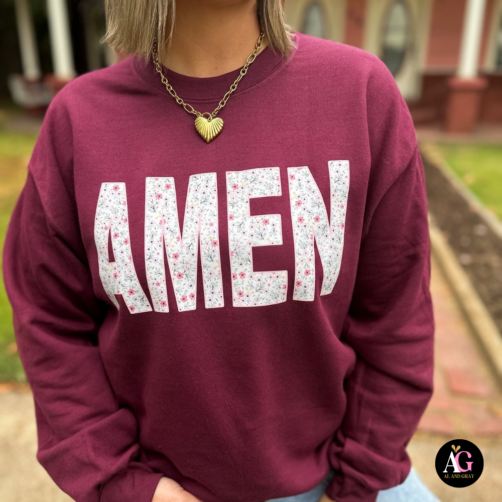 Amen Floral Sweatshirt