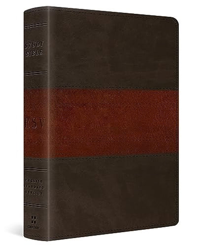 ESV Study Bible, Personal Size (TruTone, Forest/Tan, Trail Design)