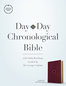 CSB Day-by-Day Chronological Bible, Burgundy LeatherTouch