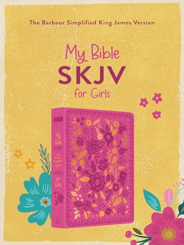 SKJV Simplified King James Version Holy Bible: My Bible for Girls - Pink and Gold Florals