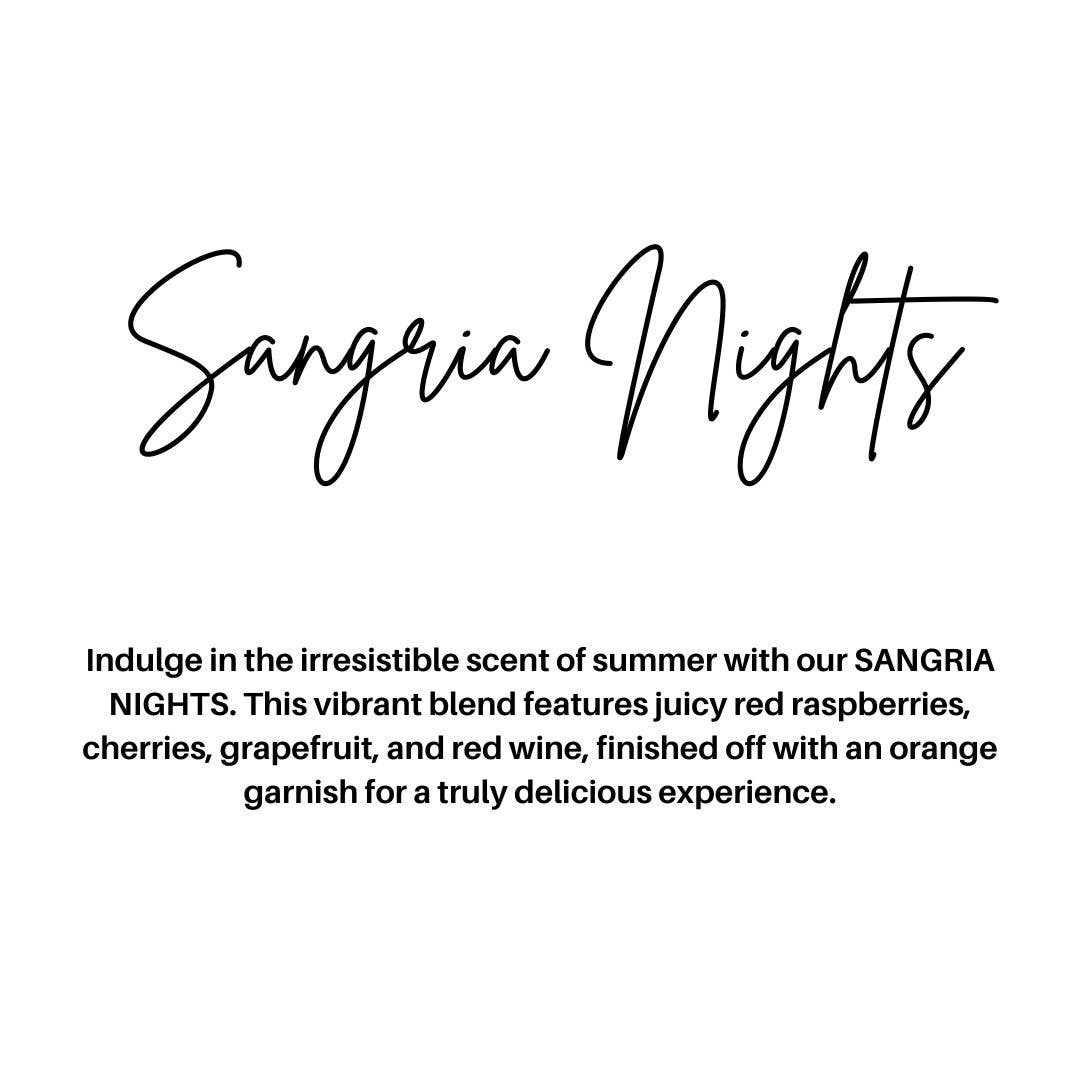 Sangria Nights Soy Wax 8 Oz Candle