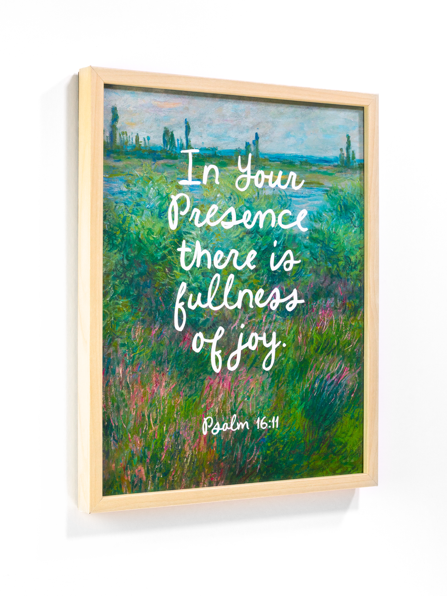 Faith Collection Wall Art In Your Presence 11x14