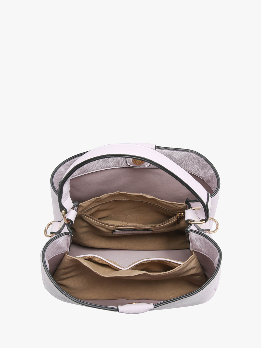 Tati Plaid Satchel w/ Inner Slip Pockets