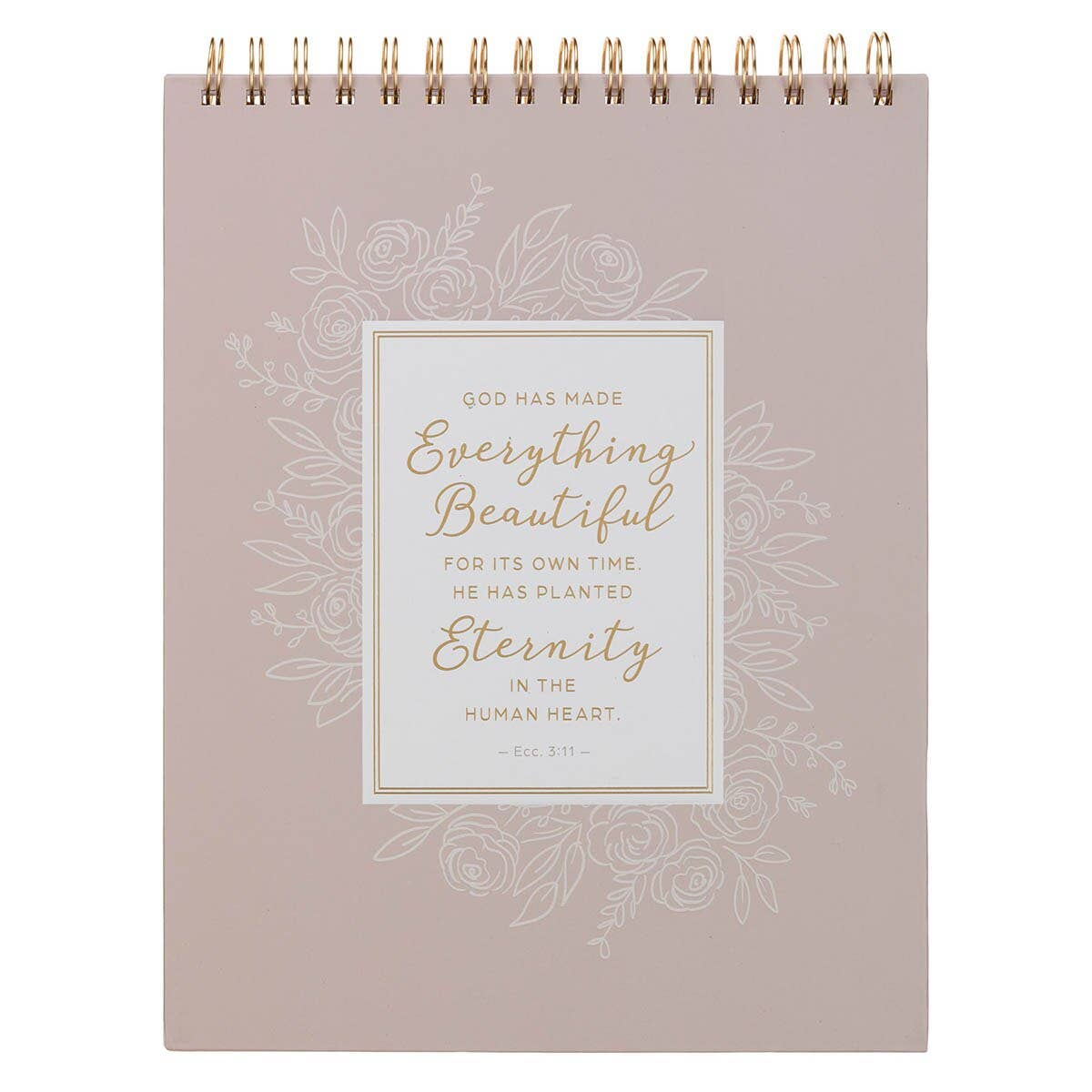 Spiral Notepad XL Pink Everything Beautiful Ecc. 3:11