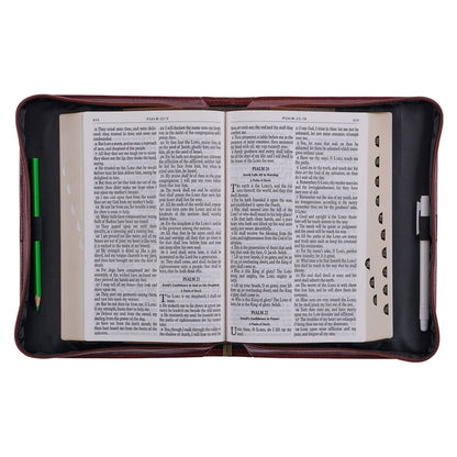 Bible Cover Classic Brown Hope & a Future Jer. 29:11