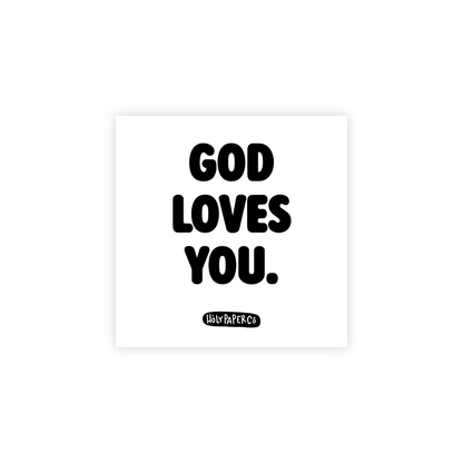 God Loves You Sticky Note Tracts