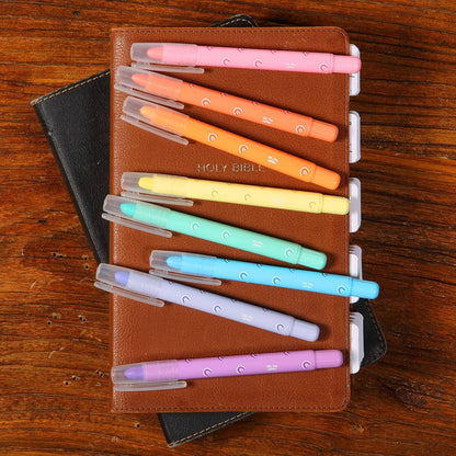 Gel Highlighters, No Bleed, 8 Pack
