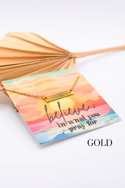 Believe Necklace