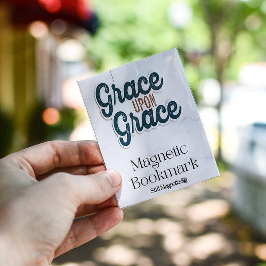 Magnetic Bookmark | Grace Upon Grace | Handmade Bookmark