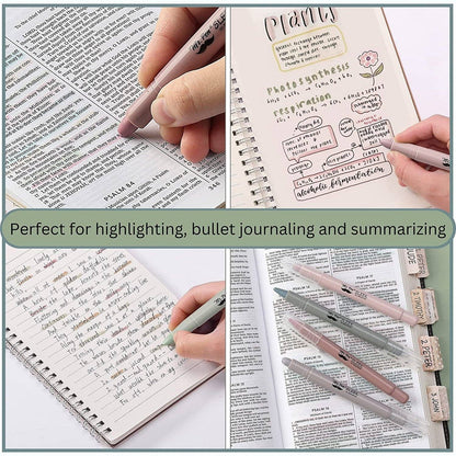 Gel Highlighters, 8 Pack, No-Bleed, Twist-Up Design