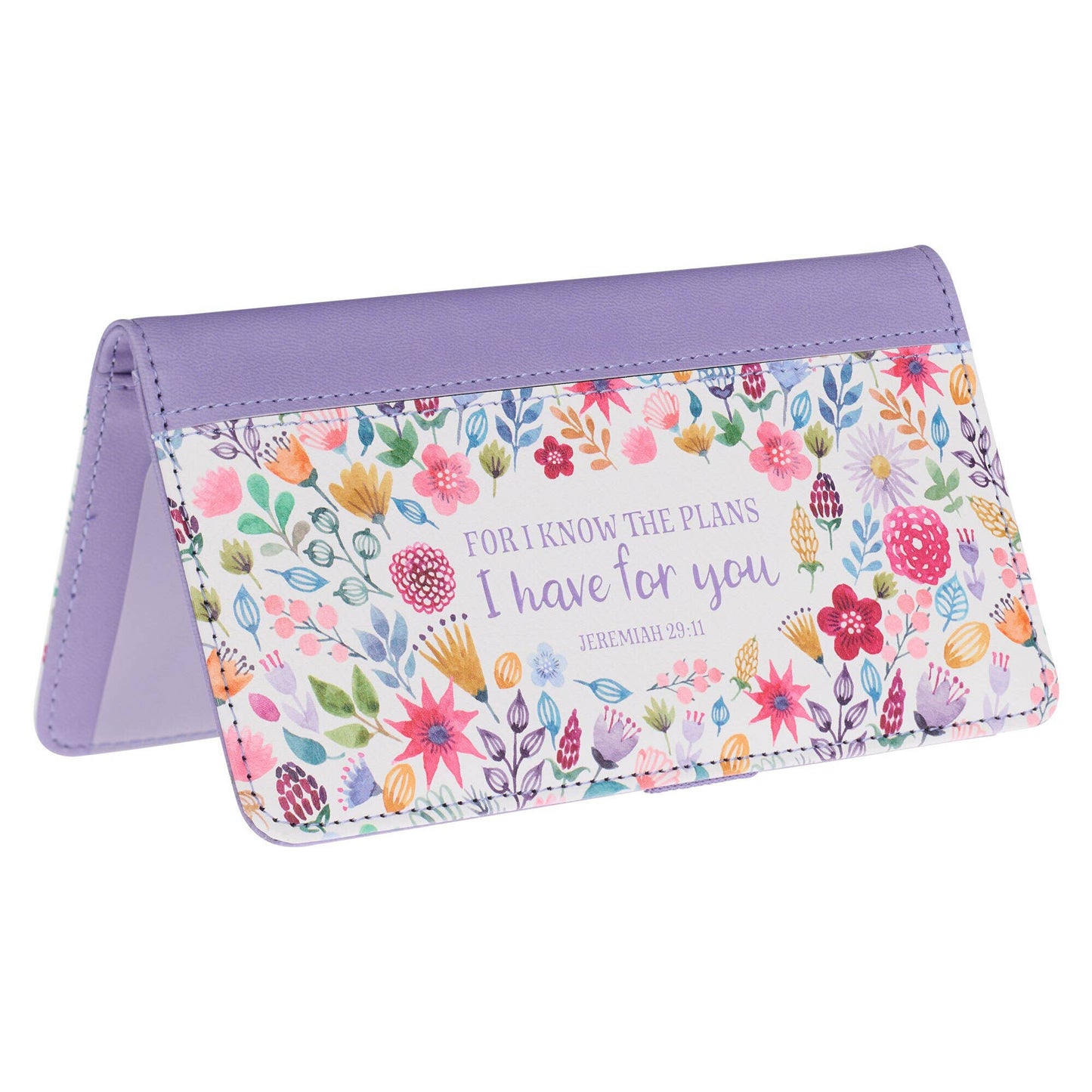 For I Know the Plans I Have For You Two-Toned Faux Leather C
