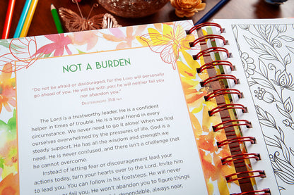 Words to Warm a Woman's Heart Devotional Coloring Book