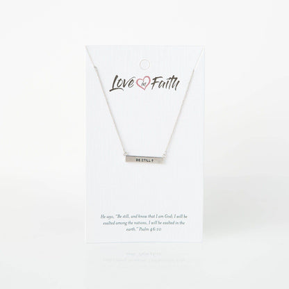Be Still ID Necklace