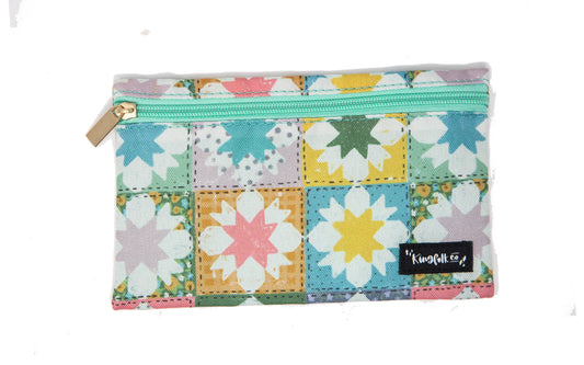 Holy Heritage Quilt Pencil + Pen + Highlighter Pouch