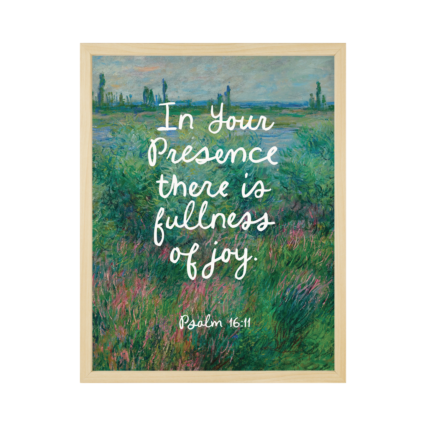 Faith Collection Wall Art In Your Presence 11x14