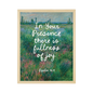 Faith Collection Wall Art In Your Presence 11x14
