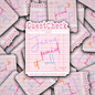 DC 1860 - Guest Check Jesus paid it all Die Cut Sticker