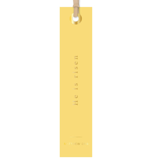 He Is Risen Scripture Bookmark