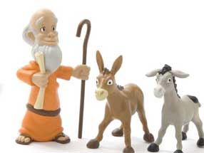 Noah and Animals 3 Piece Set