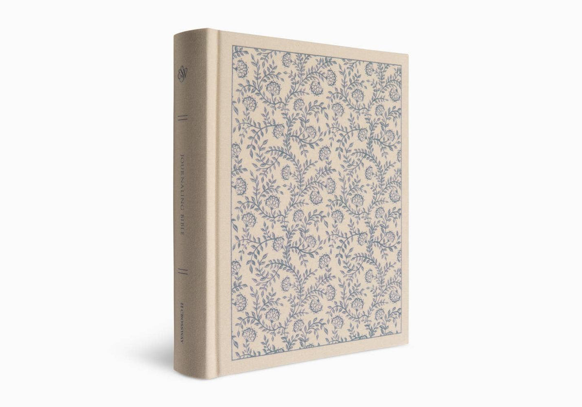 ESV Journaling Bible, Red Letter, Cloth over Board, Flowers