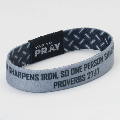 Tap To Pray® Wristband – Iron Sharpens Iron