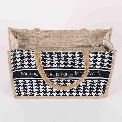 Tote Canvas Motherhood Is Kingdom Work