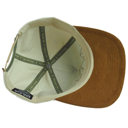 Kerusso Mens Cap Faux Suede Cross Patch