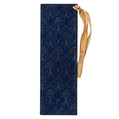 Bookmark Faux Leather Navy I Know the Plans Jer. 29:11