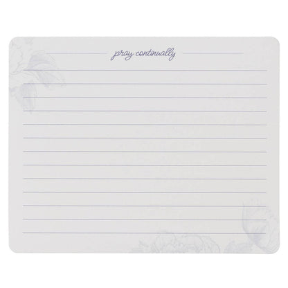 Cards In Tin Blue Floral My Prayers Hebrews 10:23