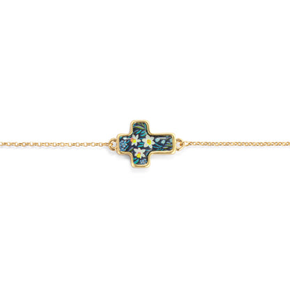 Blessed Artful Cross Bracelet - 6.25in