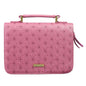 Bible Cover Fashion Pink Grace Badge