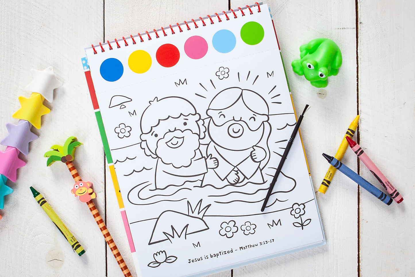Cozy Club Bible Friends Art Pad