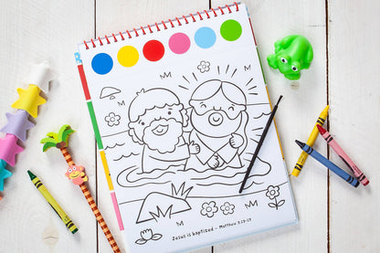 Cozy Club Bible Friends Art Pad