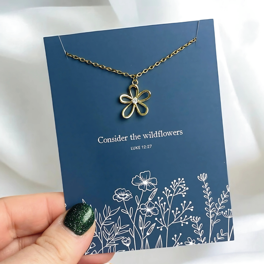 Consider the Wildflowers Charm Necklace