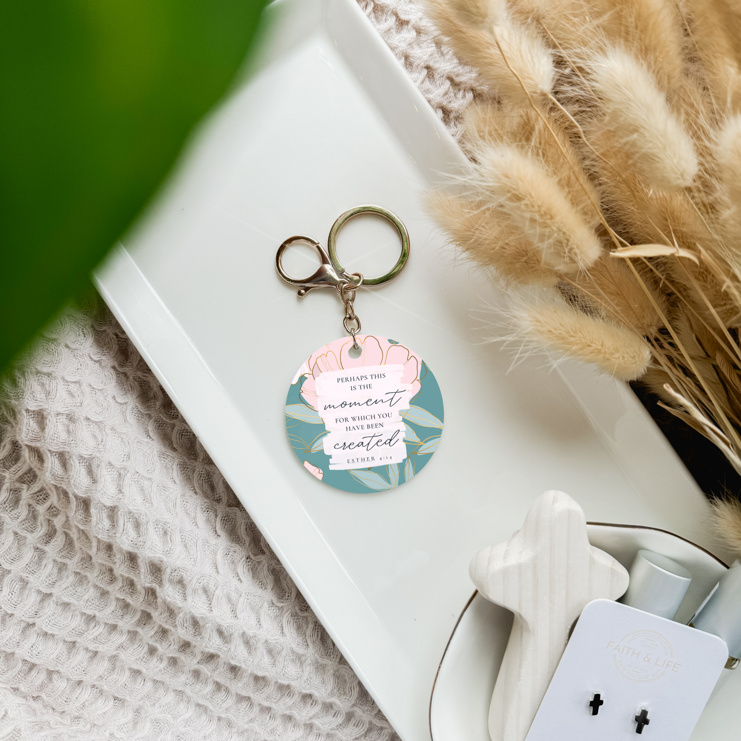 Perhaps this is the Moment Esther Acrylic Keychain