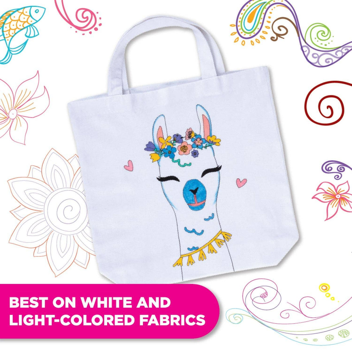 Tulip Fine-Tip Fabric Markers Rainbow 20 Pack
