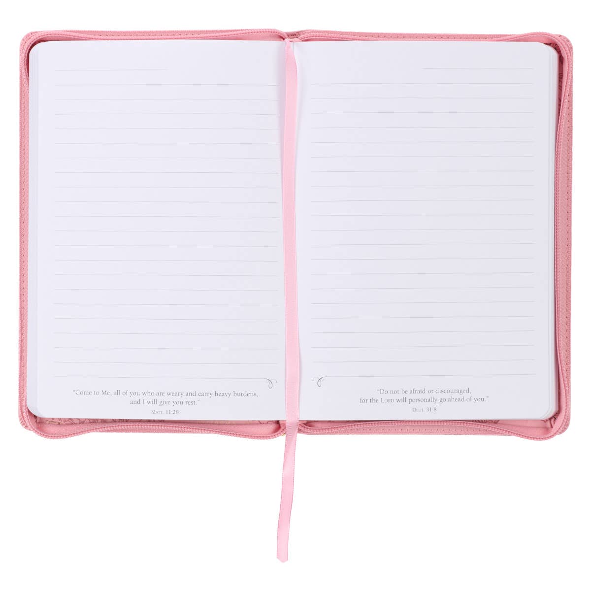 Journal Classic Zip Pink My Strength & My Song Psalm 118:14