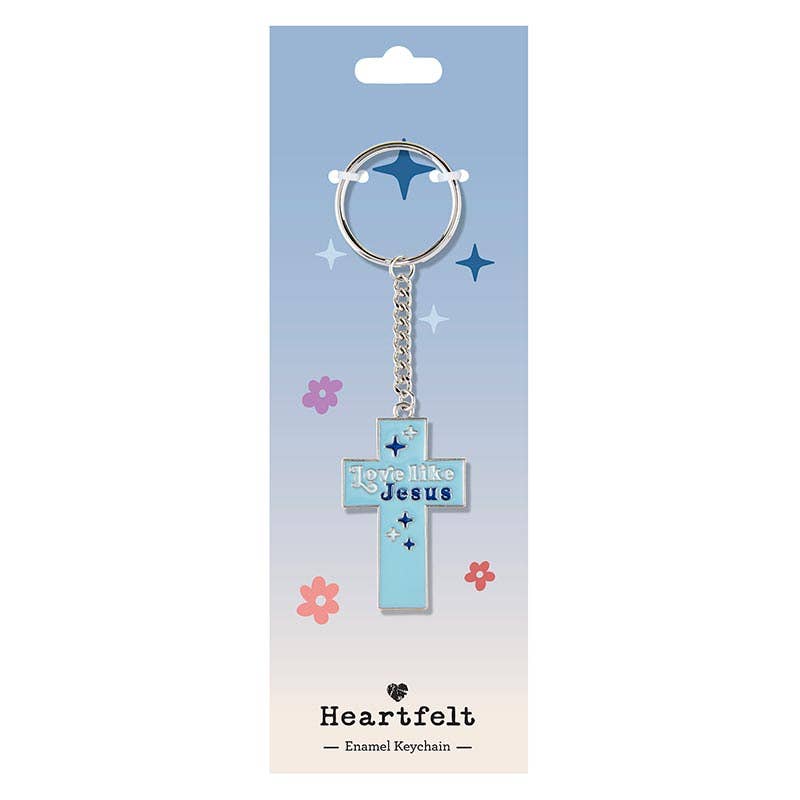 Enamel Keychains- Love Like Jesus