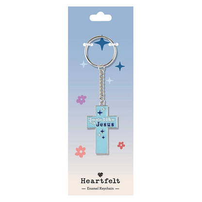 Enamel Keychains- Love Like Jesus