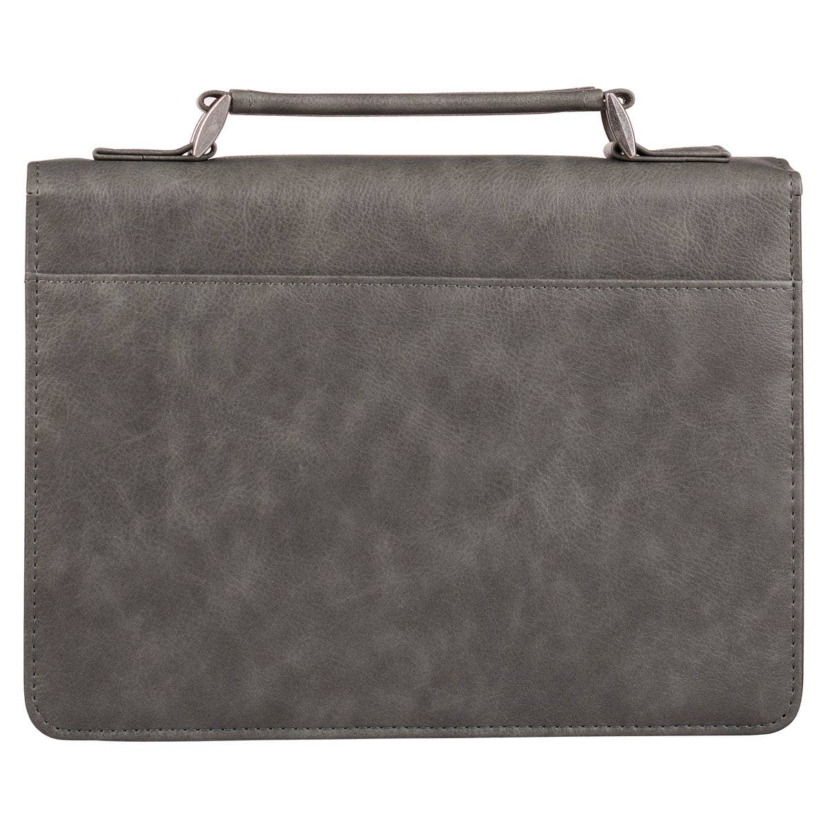Bible Cover Classic Gray/Black Trust in the Lord Prov. 3:5