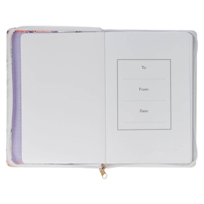 Journal Classic Zip Floral Love Is Patient Love Is Kind